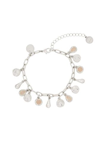 Womens Silver 'Savanna' Charm Bracelet - - One Size - NastyGal UK (+IE) - Modalova