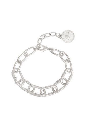 Womens Silver 'Courage' Chunky Chain Bracelet - - One Size - Bibi Bijoux - Modalova