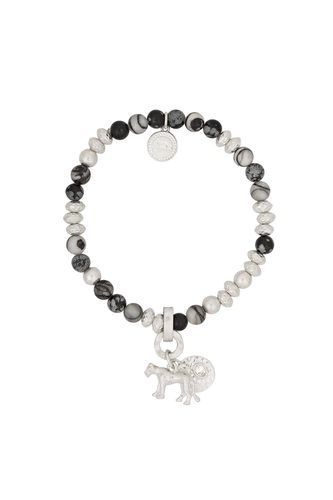 Womens Silver 'Majesty Lioness' Charm Bracelet - - One Size - NastyGal UK (+IE) - Modalova