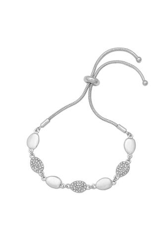 Womens Silver 'Be Your Own Kind Of Sparkle' Friendship Bracelet - - One Size - NastyGal UK (+IE) - Modalova