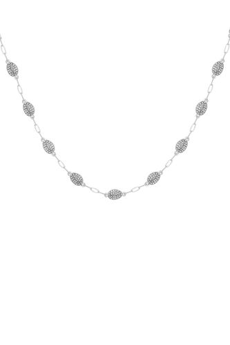 Womens Silver Sparkly Allure Charm Necklace - - One Size - Caramel Jewellery London - Modalova