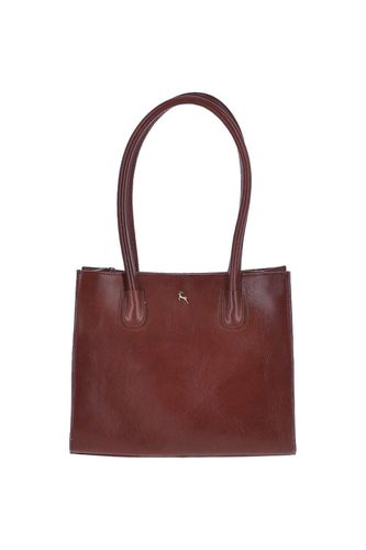 Womens Vegetable Tanned Real Leather Two Section With Mid Purse Bag - - One Size - Ashwood Leather - Modalova