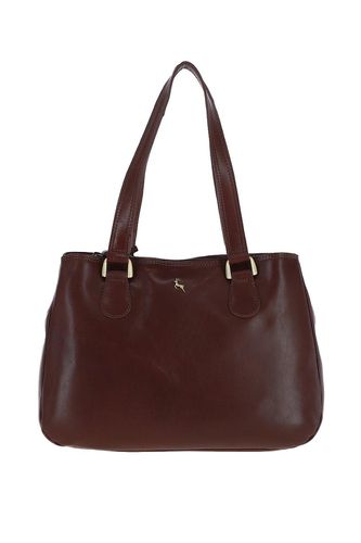 Womens Vegetable Tanned Three Section Real Leather Shoulder Bag - - One Size - NastyGal UK (+IE) - Modalova