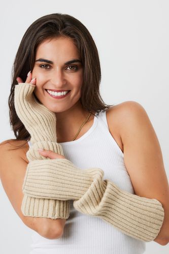 Womens Knitted Arm Warmers - - One Size - My Accessories London - Modalova