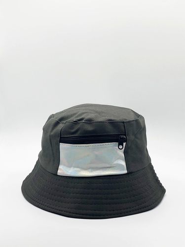 Tonal Bucket Hat With Iridescent Pocket Detail - - One Size - SVNX - Modalova