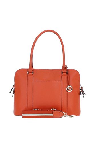 Womens 'Cuore di Cuoio' 3 Section Large Leather Handbag - - One Size - Ashwood Leather - Modalova