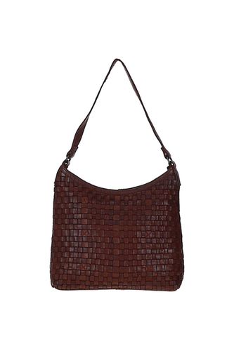 Womens 'Raffinatezza' Vintage Woven Leather Shoulder Bag - - One Size - Ashwood Leather - Modalova