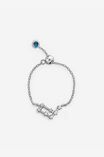 Womens Silver Taurus Zodiac Constellation Birthstone Ring - Adjustable - - One Size - NastyGal UK (+IE) - Modalova