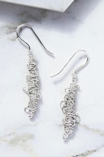 Womens Loops Sterling Silver Drop Earrings - - One Size - Otis Jaxon London - Modalova