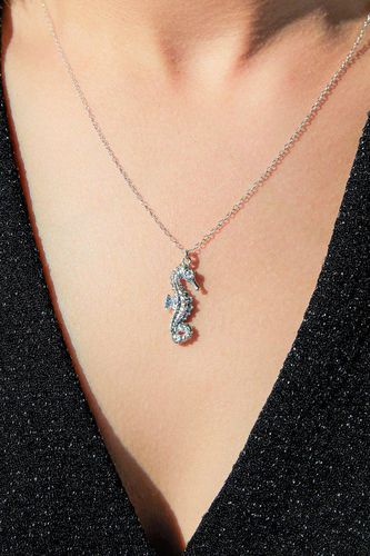Womens Seahorse Sterling Silver Necklace - - One Size - NastyGal UK (+IE) - Modalova