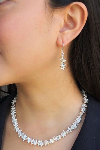 Womens Fragment Sterling Silver Designer Statement Necklace - - One Size - Otis Jaxon London - Modalova