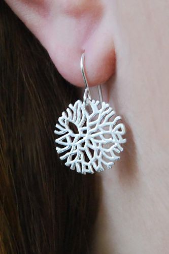 Womens Frost Sterling Silver Drop Earrings - - One Size - NastyGal UK (+IE) - Modalova