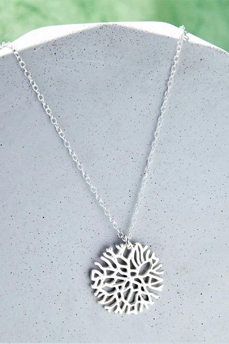 Womens Frost Contemporary Sterling Silver Necklace - - One Size - Otis Jaxon London - Modalova