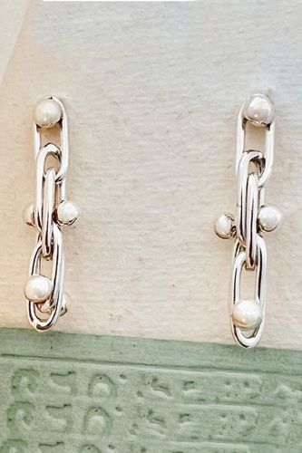 Womens Peppercorn Sterling Silver Drop Earrings - - One Size - NastyGal UK (+IE) - Modalova