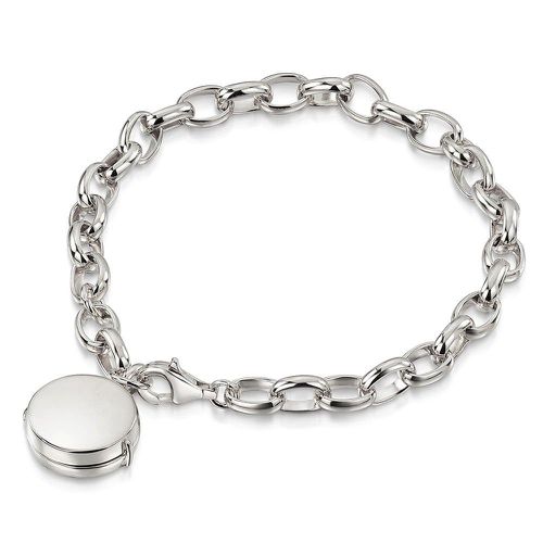 Womens Links Round Locket Bracelet - - One Size - NastyGal UK (+IE) - Modalova