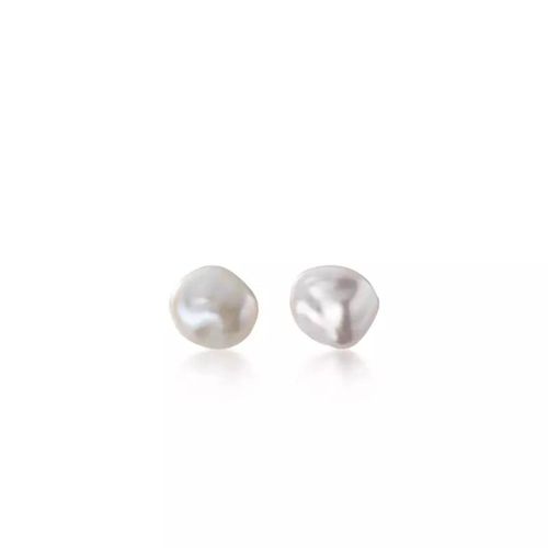 Womens Baroque Pearl Irregular Stud Earring Sterling Silver - - One Size - NastyGal UK (+IE) - Modalova