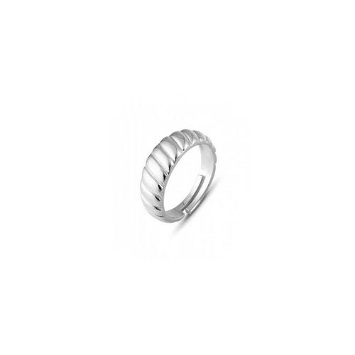 Womens Croissant Ring In Sterling Silver Gold Vermeil - - One Size - Spero London - Modalova