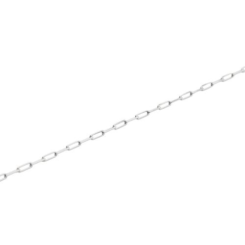 Womens Rectangular Sterling Silver Chain Bracelet - - One Size - NastyGal UK (+IE) - Modalova