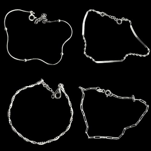 Womens Sterling Silver Bracelet Layering Set - - One Size - Spero London - Modalova