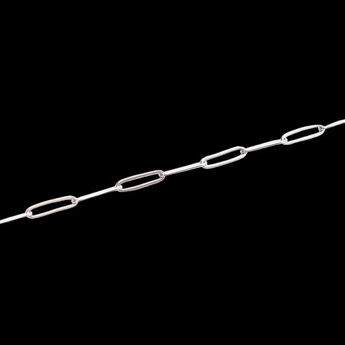 Womens Sterling Silver Large Rectangular Chain Necklace - - One Size - Spero London - Modalova