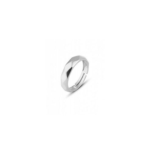 Womens Sterling Silver Wide Hammered Ring - - One Size - NastyGal UK (+IE) - Modalova