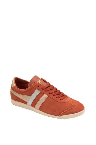 Womens 'Bullet Mirror Trident' Suede Lace-Up Trainers - - 3 - NastyGal UK (+IE) - Modalova