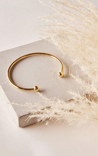 Womens Real Gold Plated Simple Thin Bangle - - One Size - NastyGal UK (+IE) - Modalova