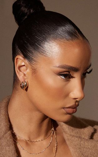 Womens Gold Thick Twist Hoop Earrings - - One Size - NastyGal UK (+IE) - Modalova