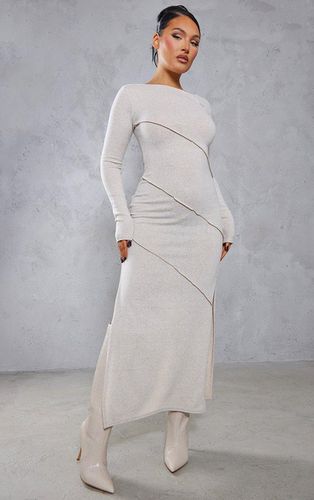 Womens Oatmeal Binding Detail Midaxi Dress - - 14 - NastyGal UK (+IE) - Modalova