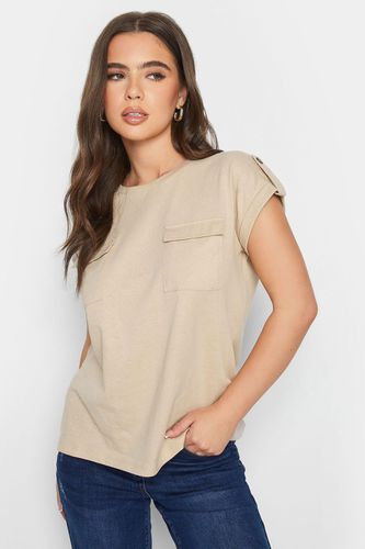 Womens Petite Pocket Detail Cotton T-Shirt - - 8 - NastyGal UK (+IE) - Modalova