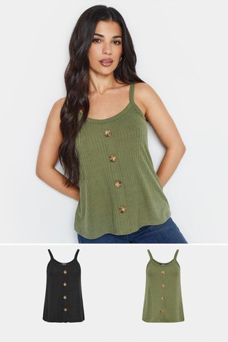 Womens Petite 2 Pack Cami Vest Tops - - 8 - NastyGal UK (+IE) - Modalova