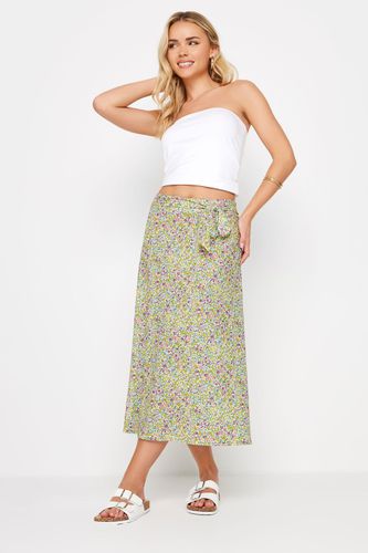 Womens Petite Printed Midi Skirt - - 8 - PixieGirl - Modalova