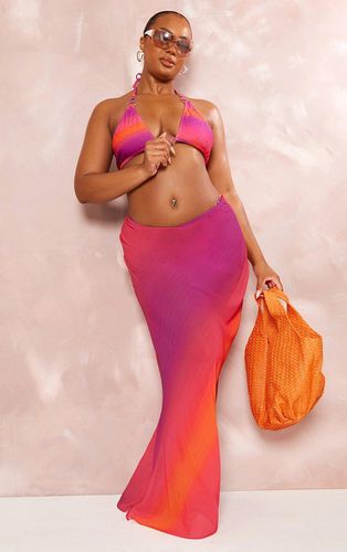 Womens Plus Ombre Chiffon Fishtail Beach Maxi Skirt - 28 - NastyGal UK (+IE) - Modalova