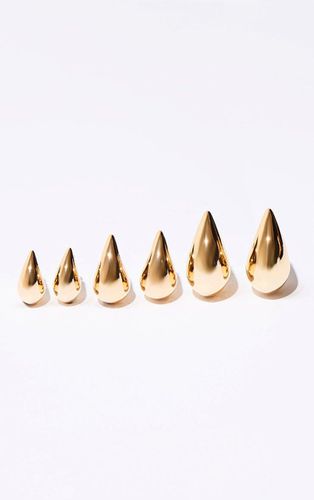 Womens Gold Tear Drop Stud Earring Multi-pack - - One Size - NastyGal UK (+IE) - Modalova