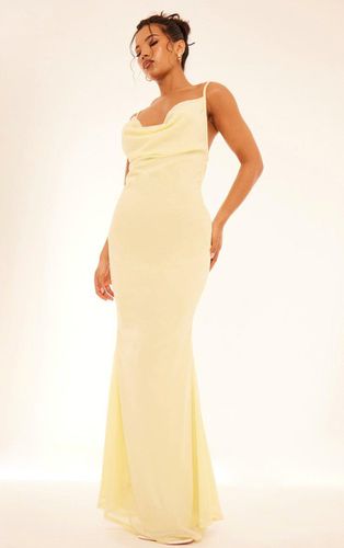 Womens Chiffon Cowl Neck Maxi Dress - 10 - NastyGal UK (+IE) - Modalova