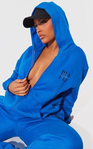 Womens Shape Bright Embroidered Zip Through Hoodie - XS - NastyGal UK (+IE) - Modalova