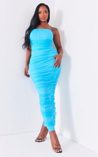 Womens Shape Bright Mesh Corset Bandeau Maxi Dress - 8 - NastyGal UK (+IE) - Modalova