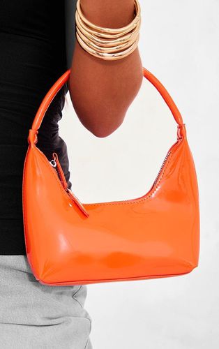 Womens Patent PU Double Zip Shoulder Bag - One Size - NastyGal UK (+IE) - Modalova