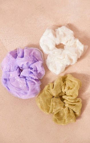 Womens Lilac 3 Pack Ditsy Lace Scrunchie - - One Size - NastyGal UK (+IE) - Modalova
