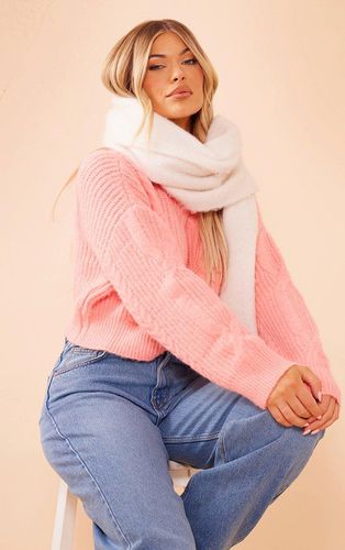 Womens Coral Soft Cable Knit Roll Neck Crop Jumper - - S - NastyGal UK (+IE) - Modalova