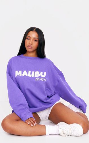 Womens Malibu Embroidered Sweatshirt - M - NastyGal UK (+IE) - Modalova