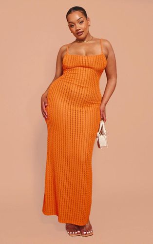 Womens Plus Textured Strappy Maxi Dress - 22 - NastyGal UK (+IE) - Modalova