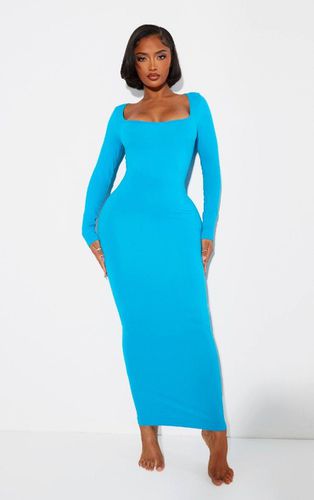 Womens Shape Bright Stretch Seamless Long Sleeve Maxi Dress - M - NastyGal UK (+IE) - Modalova