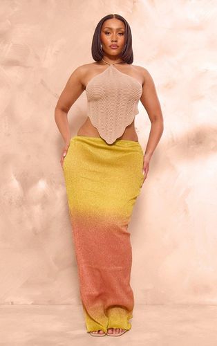 Womens Shape Ombre Textured Maxi Skirt - 6 - NastyGal UK (+IE) - Modalova