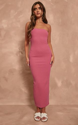 Womens Bright Textured Rib Bandeau Maxi Dress - 4 - NastyGal UK (+IE) - Modalova