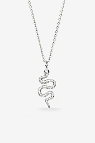 Womens Silver Snake Pendant Necklace - - 18 inches - MUCHV - Modalova