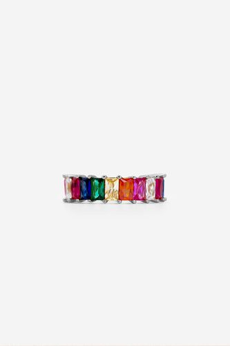 Womens Silver Rainbow Ring - - Q - NastyGal UK (+IE) - Modalova