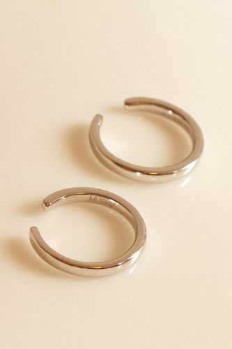 Womens Silver Adjustable Thin Smooth Ear Cuffs - - One Size - MUCHV - Modalova
