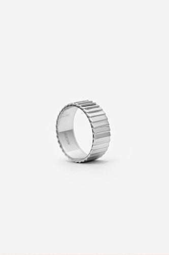 Womens Silver Thick Croissant Ring - - M - NastyGal UK (+IE) - Modalova