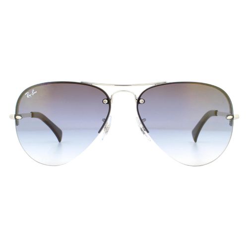 Aviator Silver Clear Blue Gradient Sunglasses - One Size - Ray-Ban - Modalova